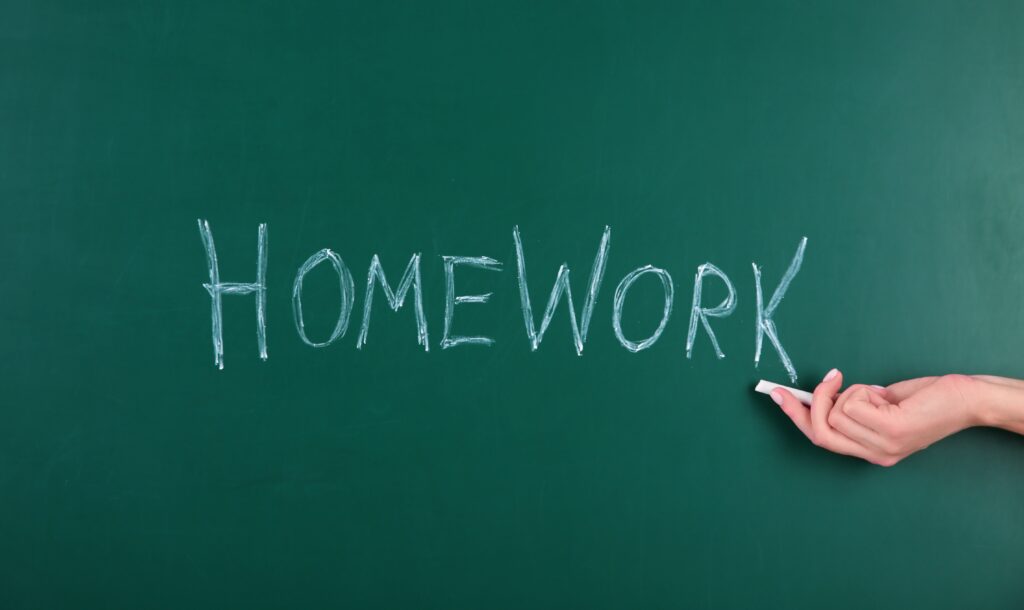 Clinician to Client: Homework