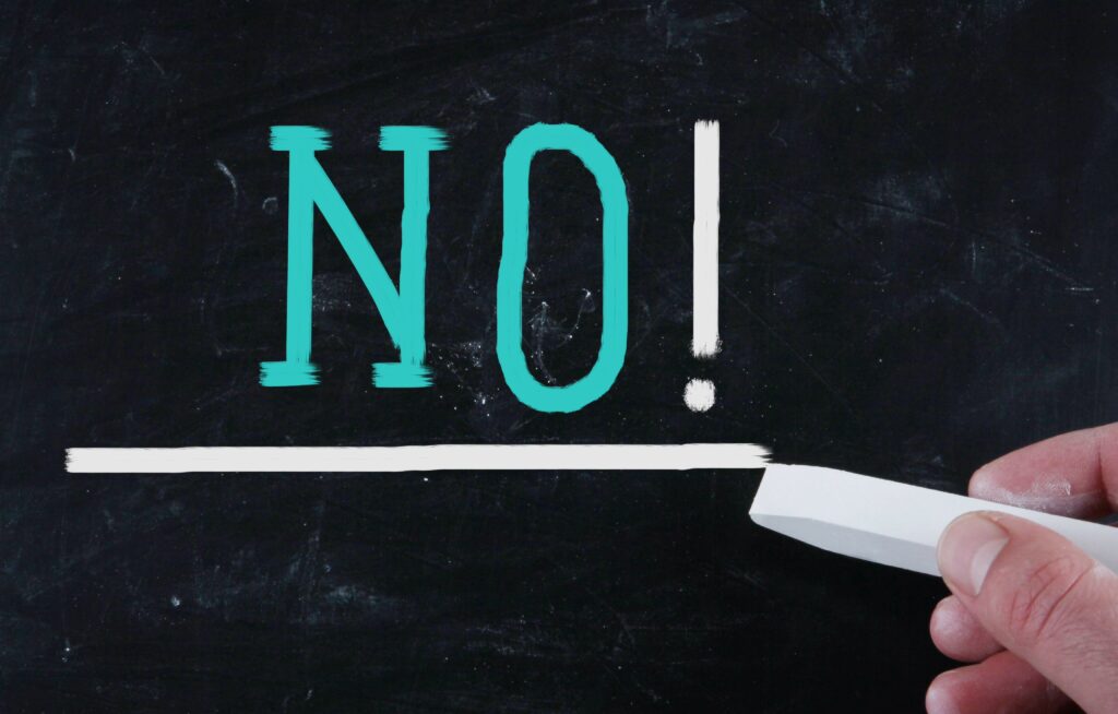 Confidently Saying “No”